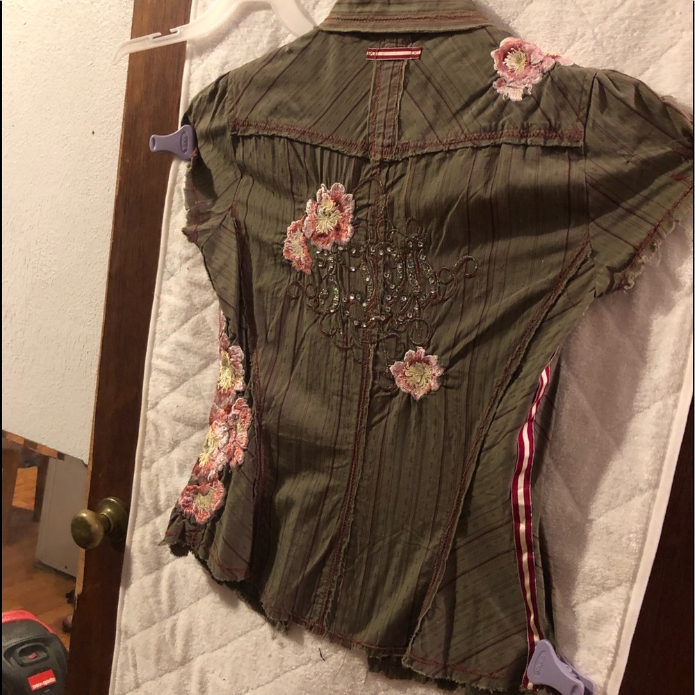 Johnny Was Embroidered button down - Picture 8 of 8
